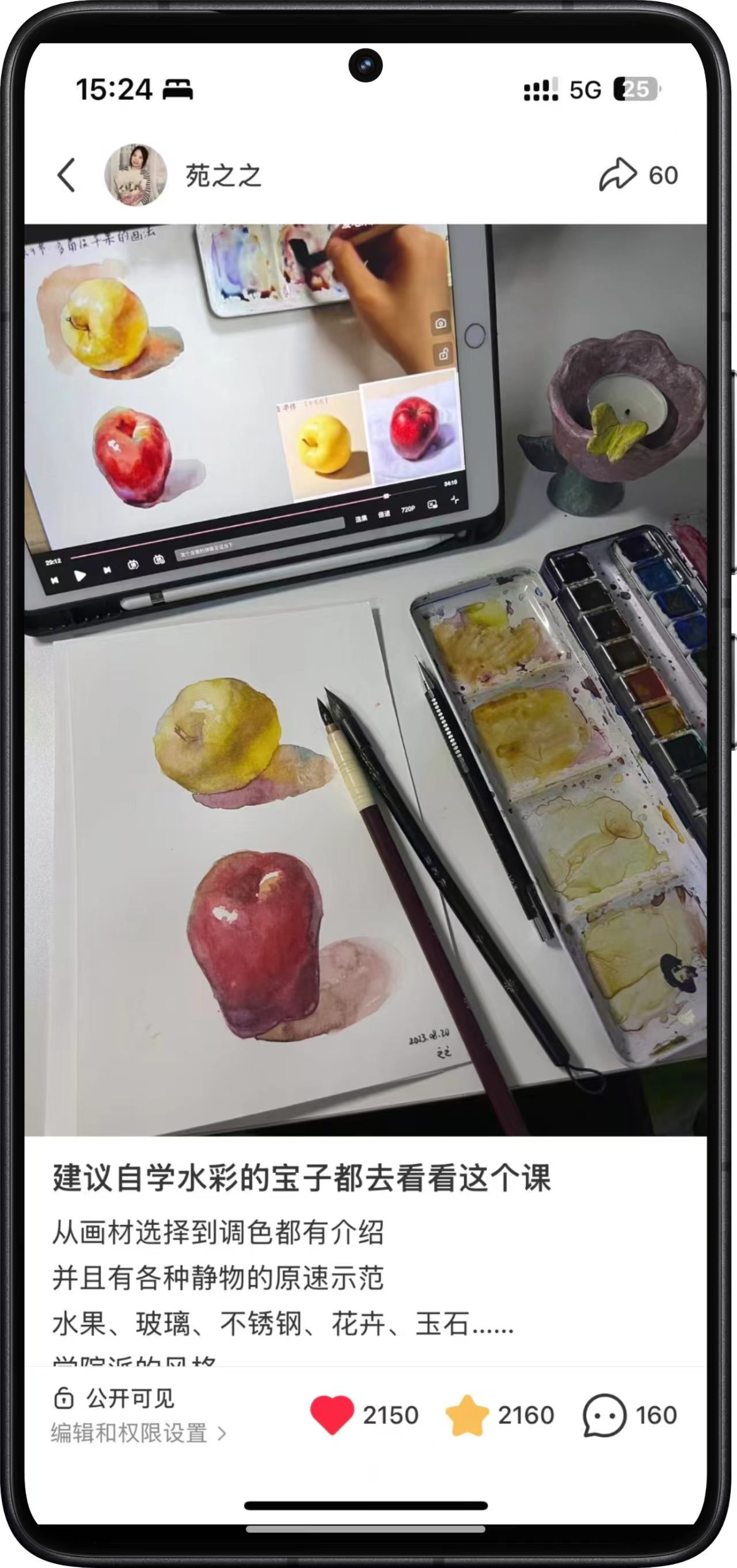 小红书水彩作品